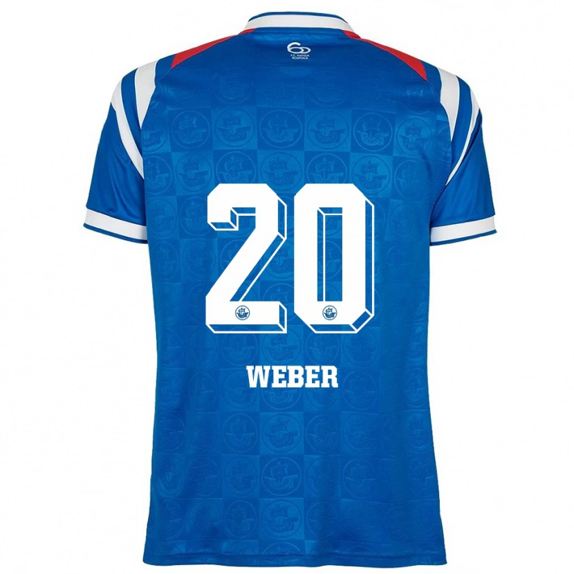 Danxen Men Caden Weber #20 Blue White Red Home Jersey 2025/26 T-Shirt