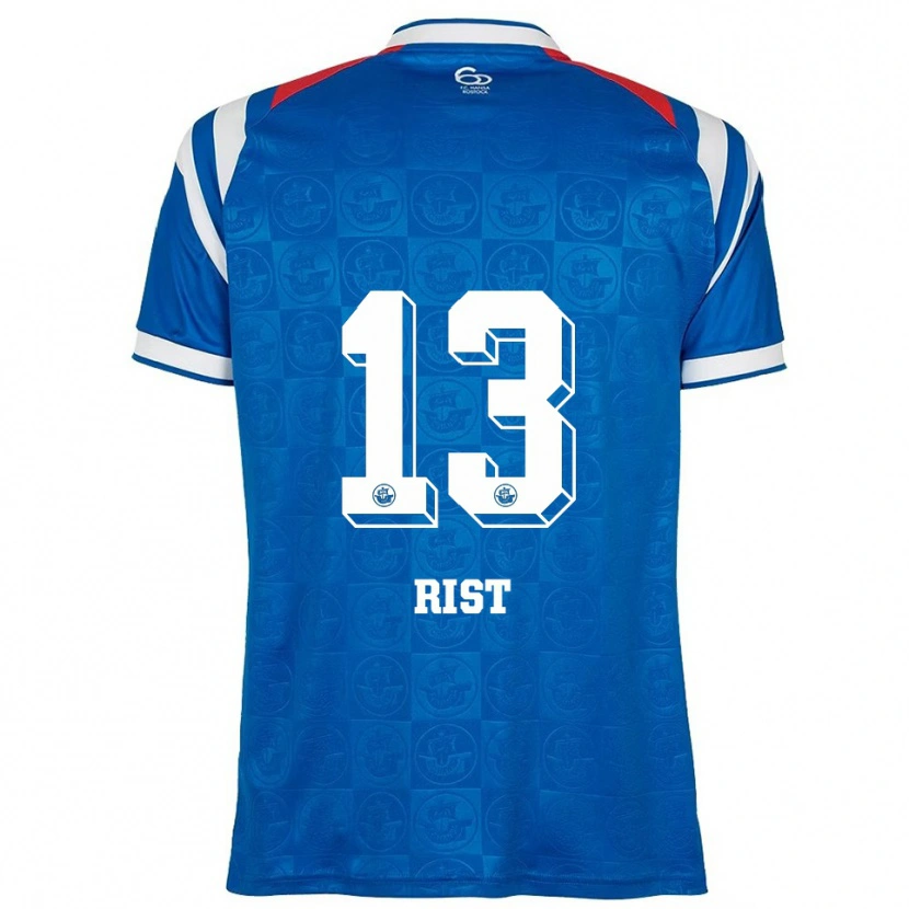 Danxen Men Vanessa Rist #13 Blue White Red Home Jersey 2025/26 T-Shirt