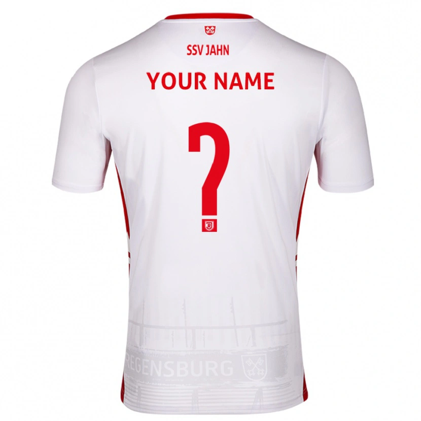Danxen Men Your Name #0 White Red Home Jersey 2025/26 T-Shirt