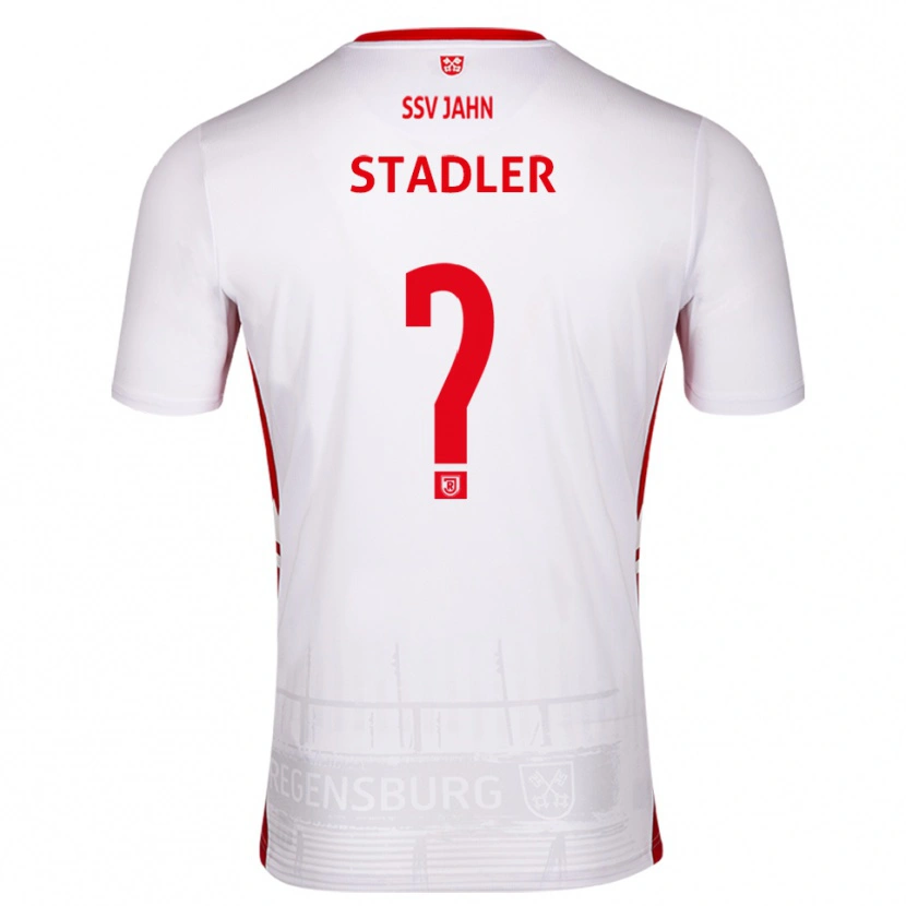 Danxen Men Sebastian Stadler #0 White Red Home Jersey 2025/26 T-Shirt