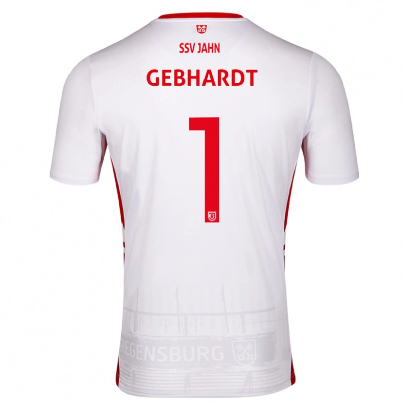Danxen Men Felix Gebhardt #1 White Red Home Jersey 2025/26 T-Shirt