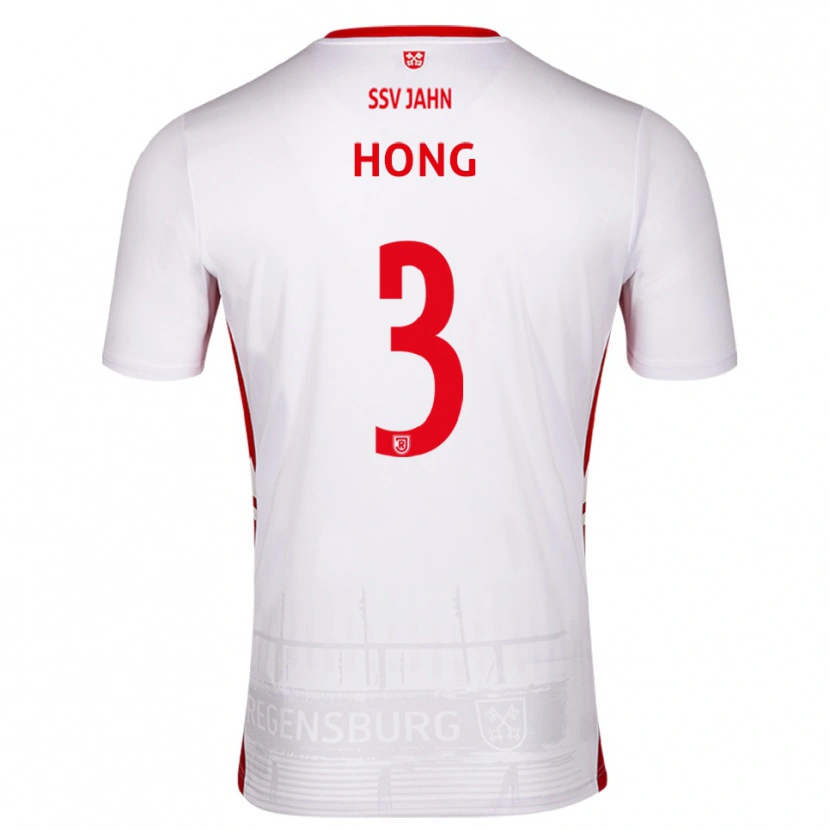 Danxen Men Hong Lac Luong Thanh #3 White Red Home Jersey 2025/26 T-Shirt