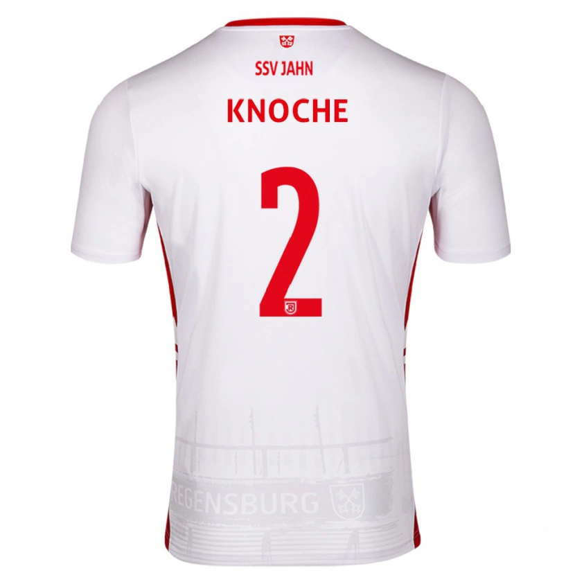 Danxen Men Titus Knoche #2 White Red Home Jersey 2025/26 T-Shirt
