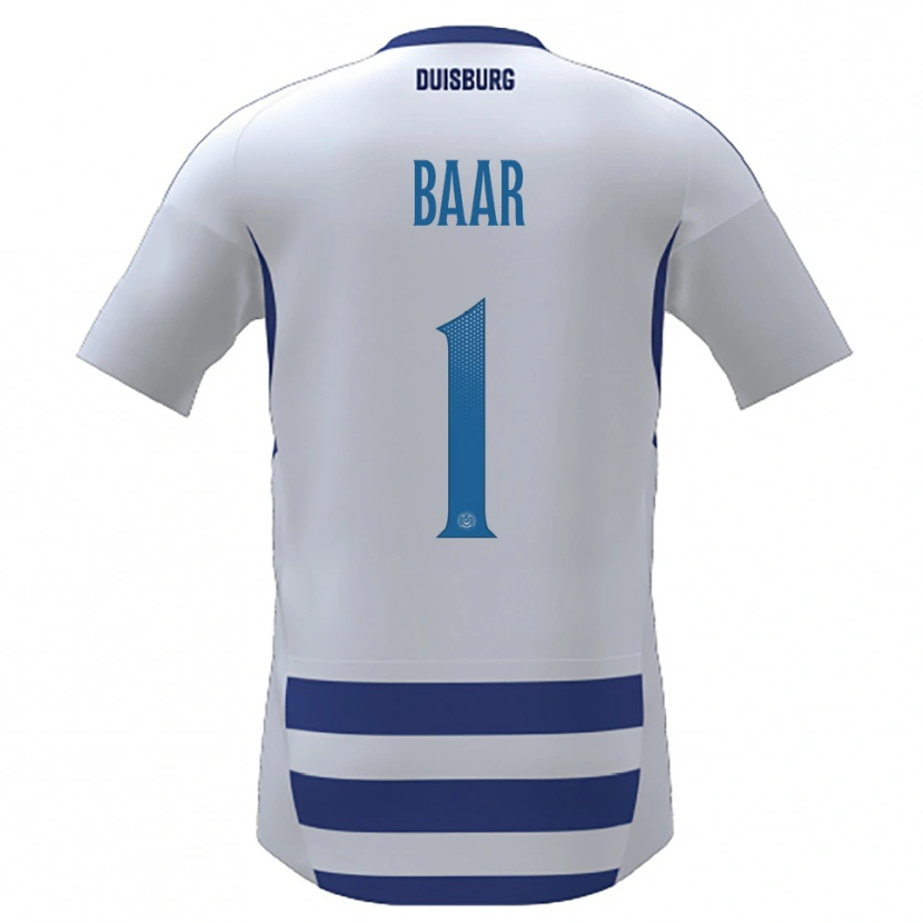 Danxen Men Alina Baar #1 White Blue Home Jersey 2025/26 T-Shirt