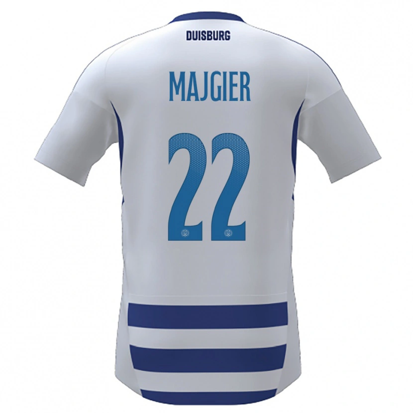 Danxen Men Philipp Majgier #22 White Blue Home Jersey 2025/26 T-Shirt