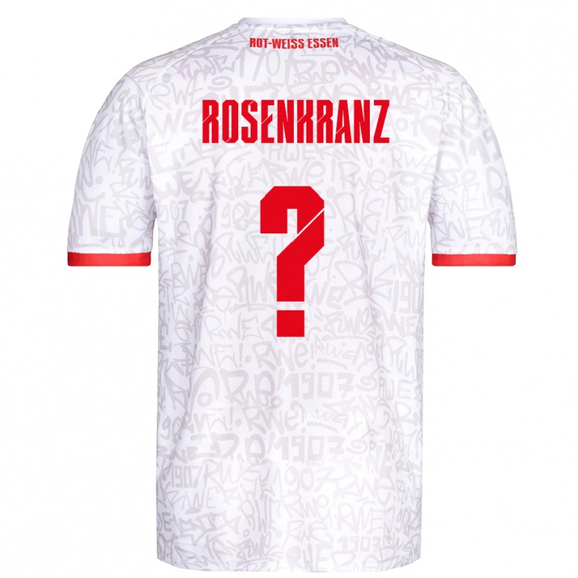 Danxen Men Colin Rosenkranz #0 White Red Home Jersey 2025/26 T-Shirt