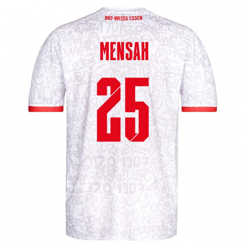 Danxen Men Franklin Opoku-Mensah #25 White Red Home Jersey 2025/26 T-Shirt