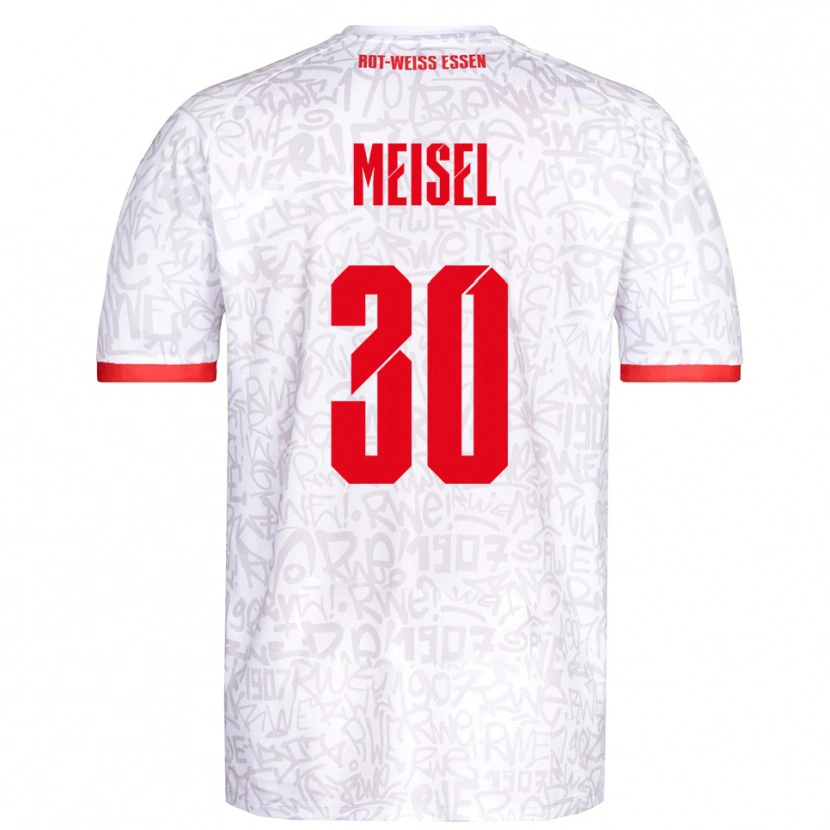 Danxen Men Kelsey Owusu #30 White Red Home Jersey 2025/26 T-Shirt