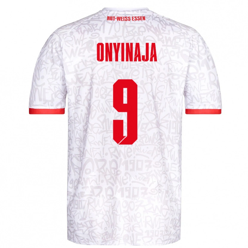 Danxen Men Leonard Onyinaja #9 White Red Home Jersey 2025/26 T-Shirt