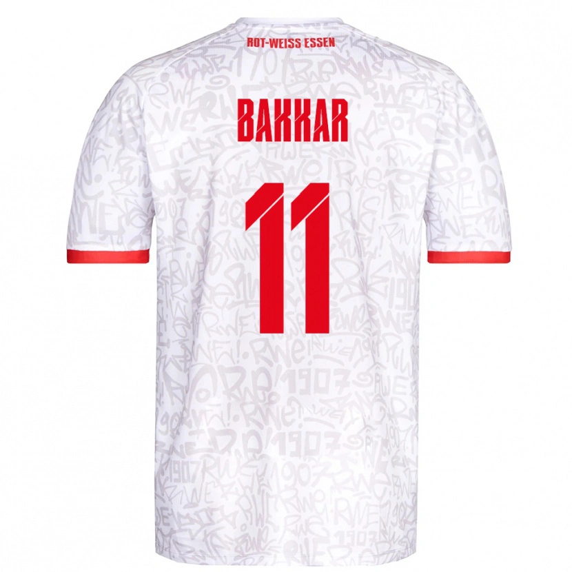 Danxen Men Baraa Bakkar #11 White Red Home Jersey 2025/26 T-Shirt