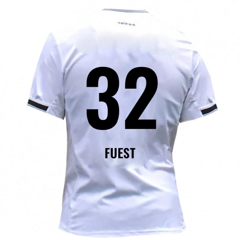 Danxen Men Julian Fuest #32 White Red Home Jersey 2025/26 T-Shirt