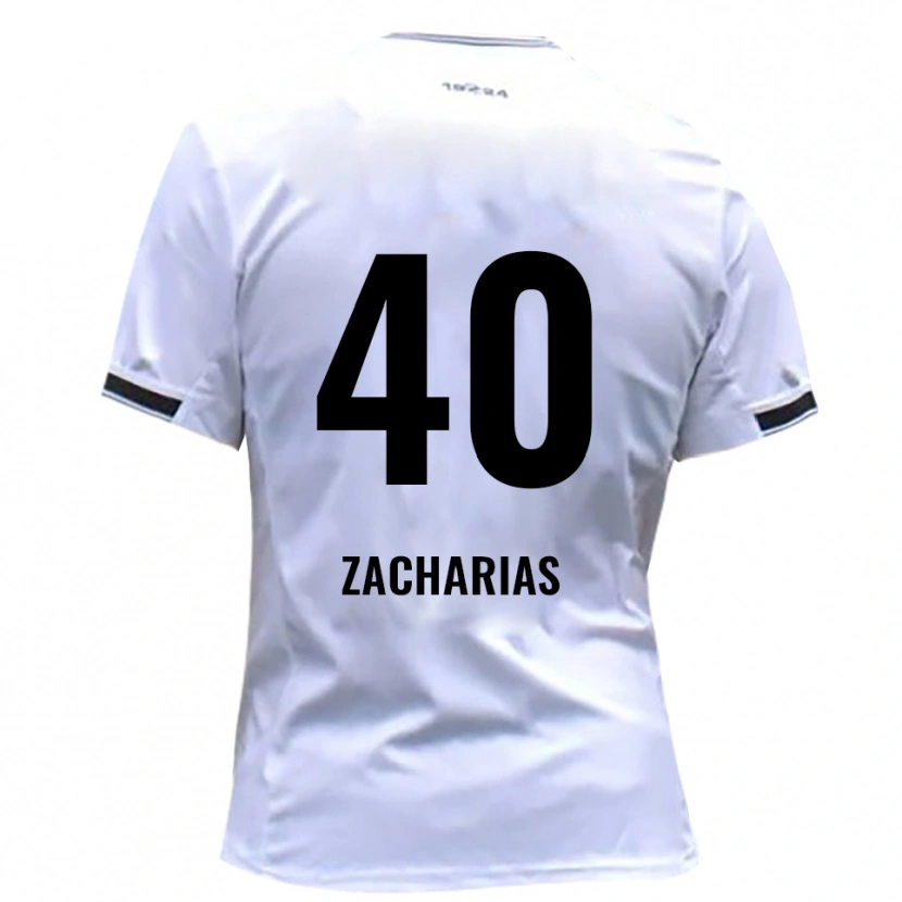 Danxen Men Marlon Zacharias #40 White Red Home Jersey 2025/26 T-Shirt