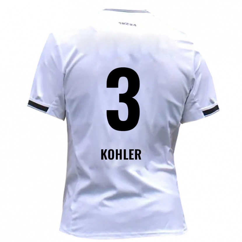Danxen Men Ethan Kohler #3 White Red Home Jersey 2025/26 T-Shirt