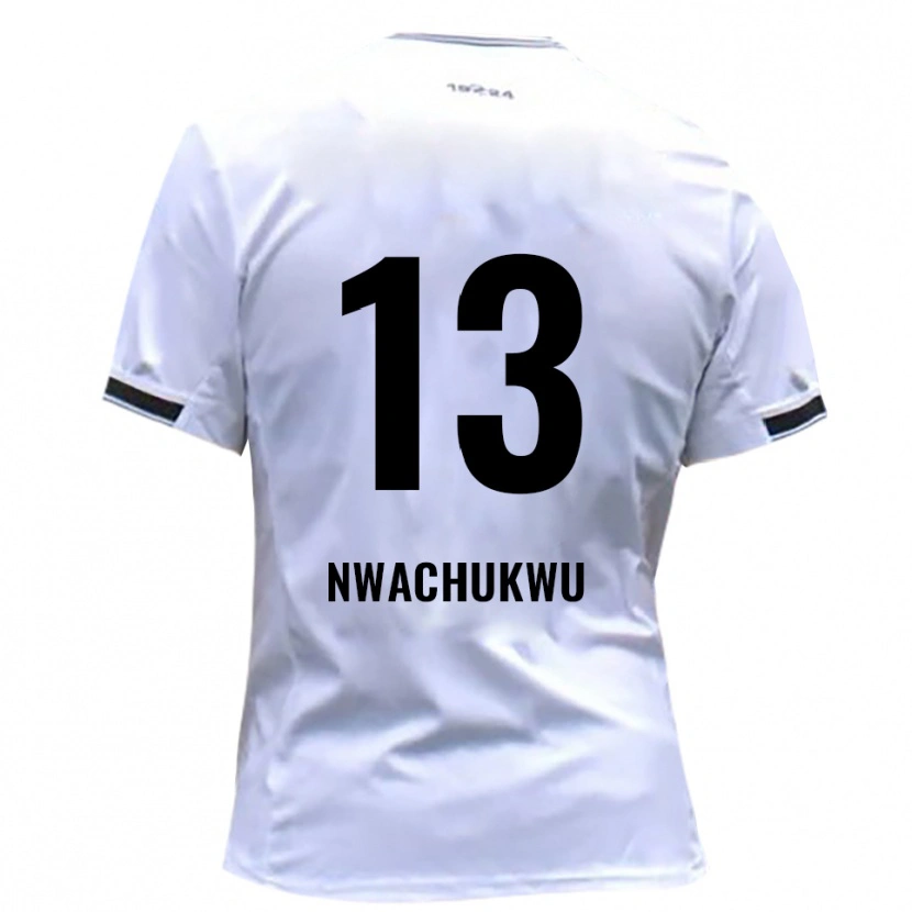 Danxen Men Isaak Nwachukwu #13 White Red Home Jersey 2025/26 T-Shirt