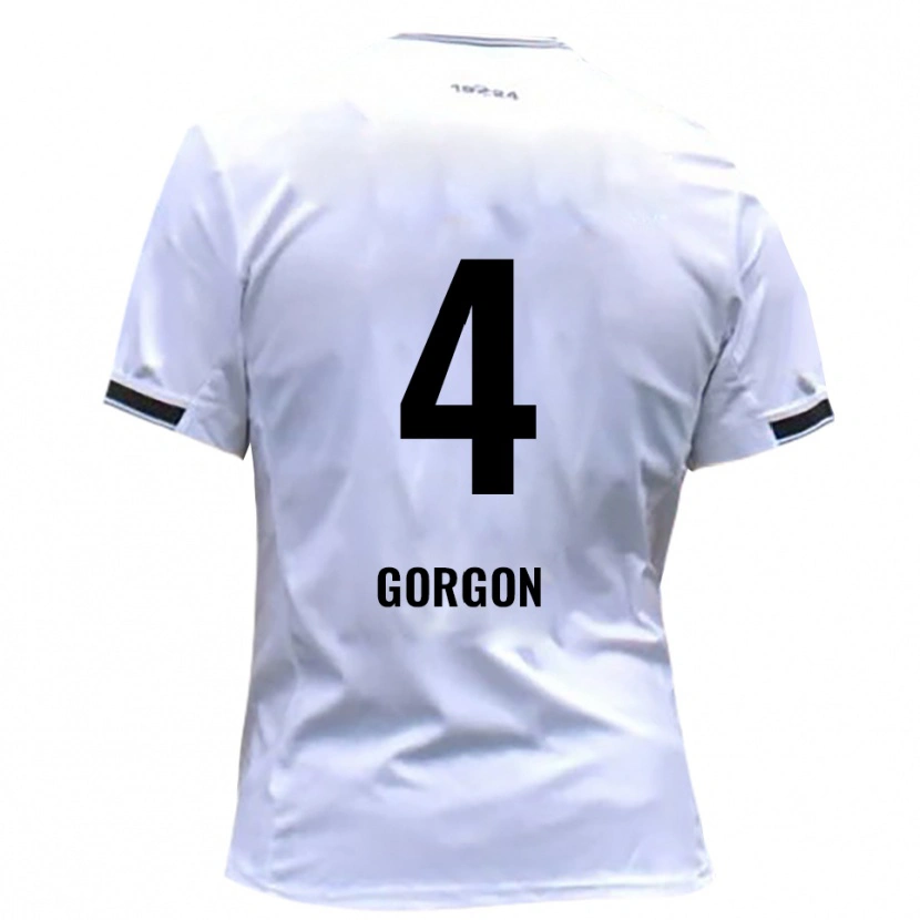 Danxen Men Felix Gorgon #4 White Red Home Jersey 2025/26 T-Shirt