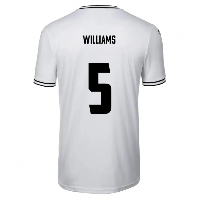 Danxen Men Daniel Williams #5 White Black Home Jersey 2025/26 T-Shirt