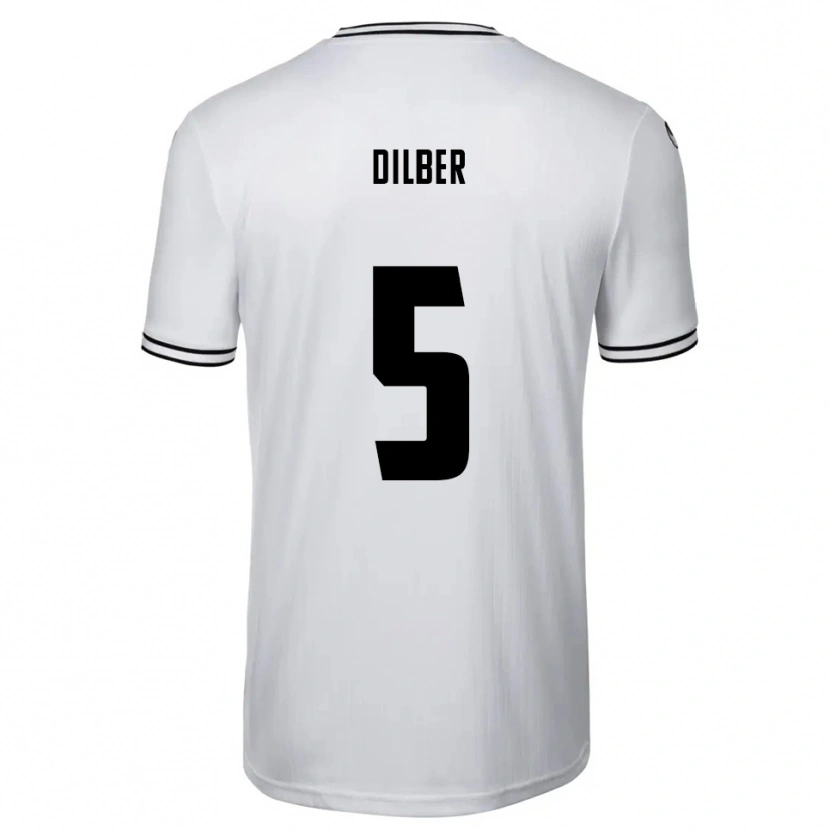Danxen Men Mirko Dilber #5 White Black Home Jersey 2025/26 T-Shirt