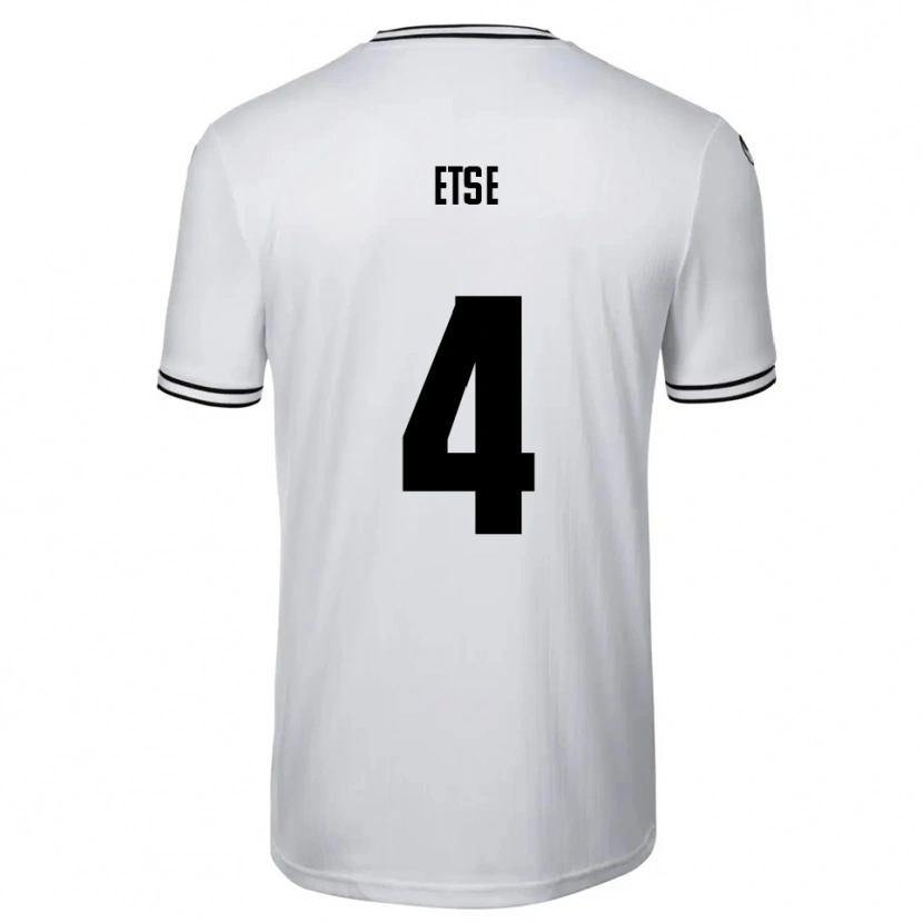 Danxen Men Julian Etse #4 White Black Home Jersey 2025/26 T-Shirt