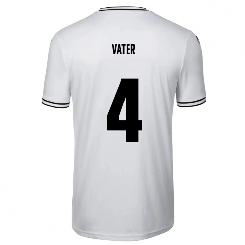 Danxen Men Felix Vater #4 White Black Home Jersey 2025/26 T-Shirt