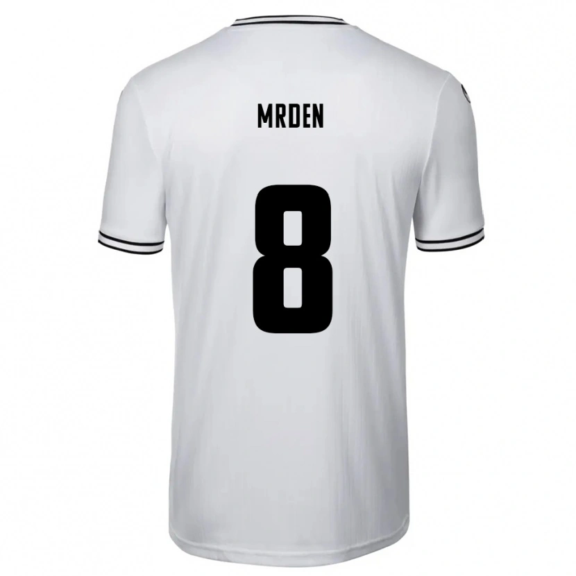Danxen Men Mateo Mrden #8 White Black Home Jersey 2025/26 T-Shirt