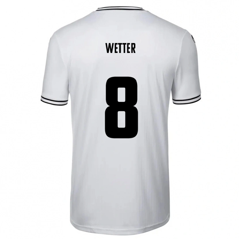 Danxen Men Samuel Wetter #8 White Black Home Jersey 2025/26 T-Shirt