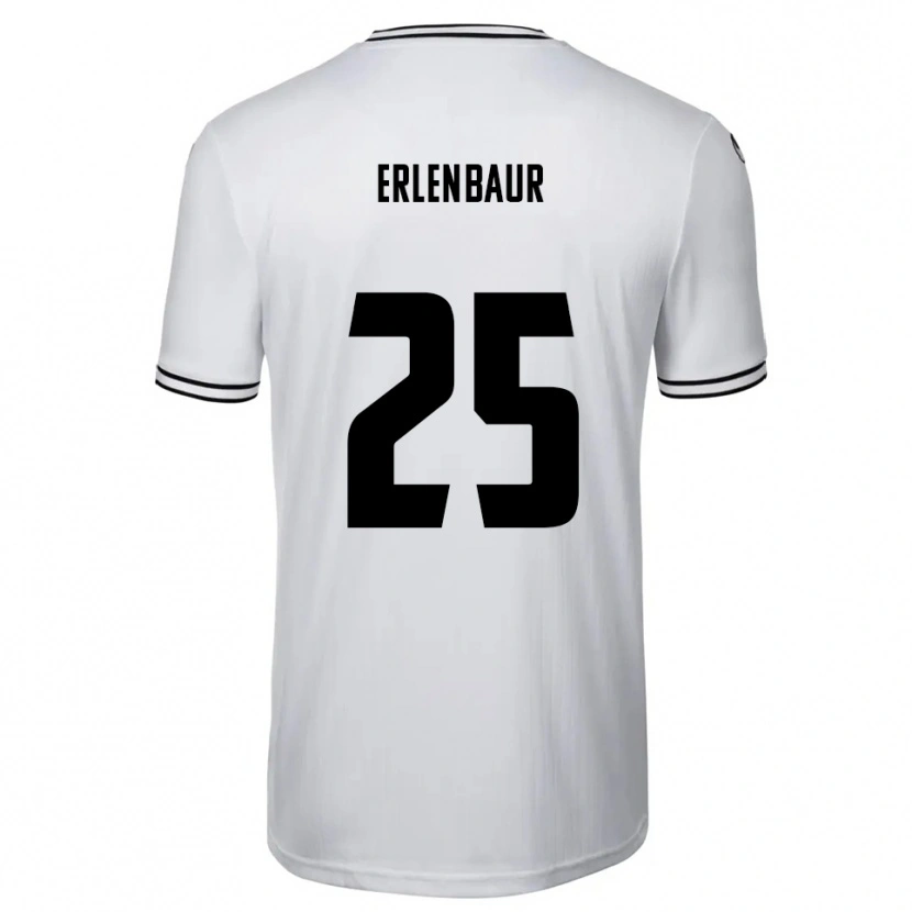 Danxen Men Johannes Erlenbaur #25 White Black Home Jersey 2025/26 T-Shirt