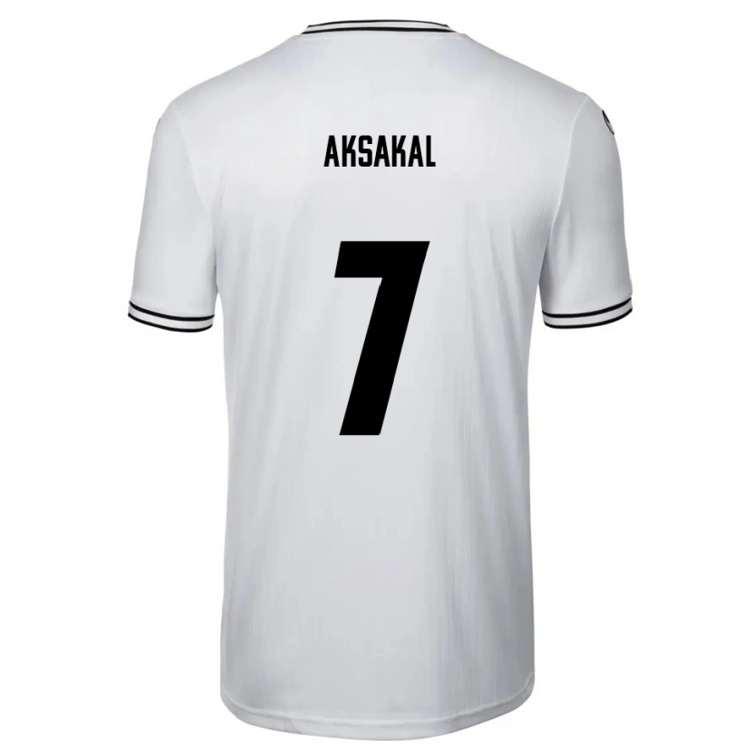 Danxen Men Ensar Aksakal #7 White Black Home Jersey 2025/26 T-Shirt