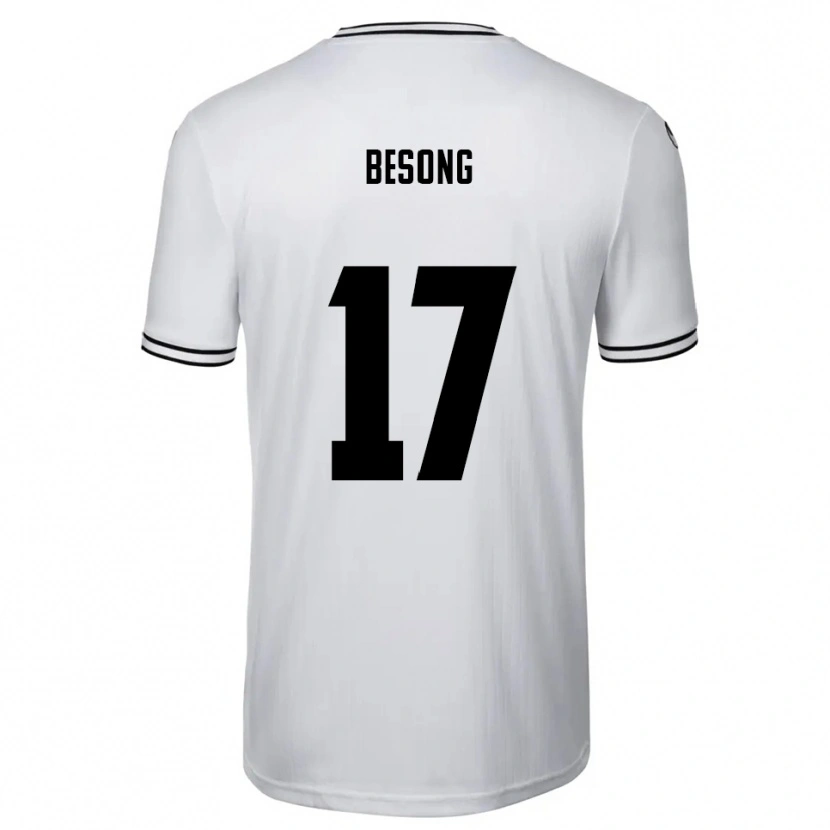 Danxen Men Paul-Philipp Besong #17 White Black Home Jersey 2025/26 T-Shirt