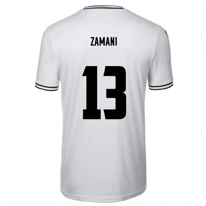Danxen Men Erfan Zamani #13 White Black Home Jersey 2025/26 T-Shirt