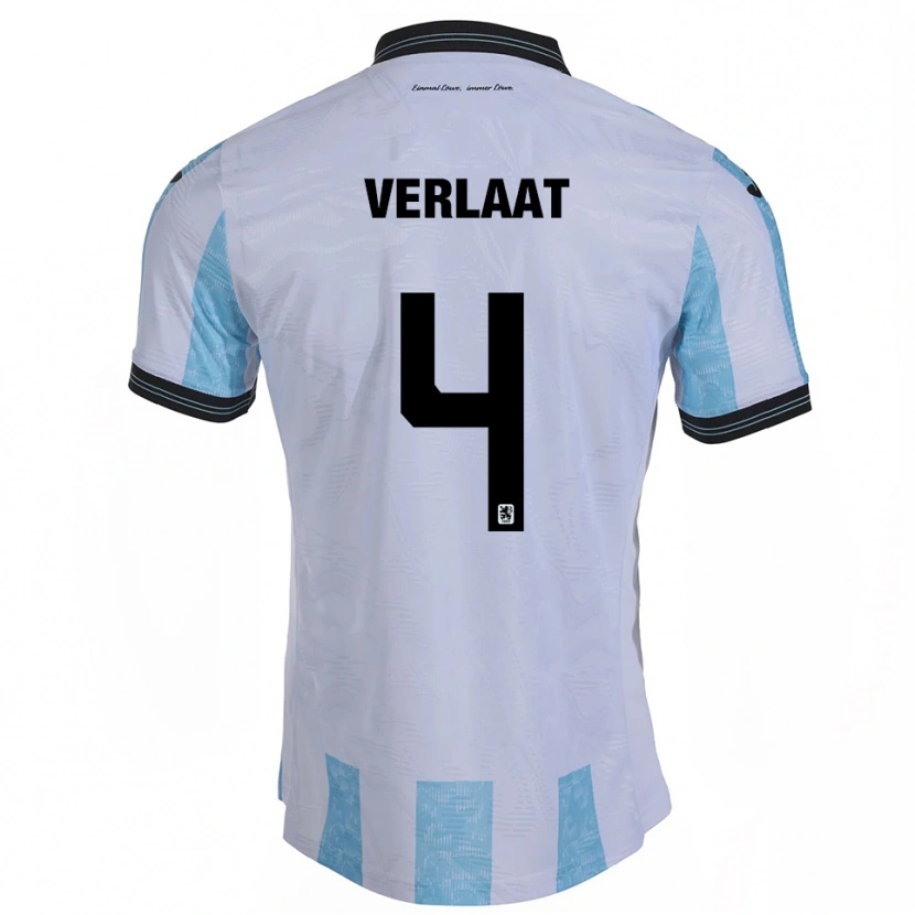 Danxen Men Jesper Verlaat #4 White Sky Blue Home Jersey 2025/26 T-Shirt