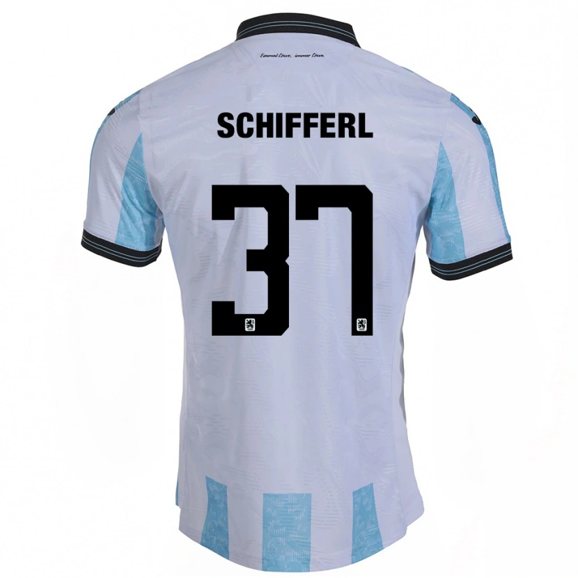 Danxen Men Raphael Schifferl #37 White Sky Blue Home Jersey 2025/26 T-Shirt