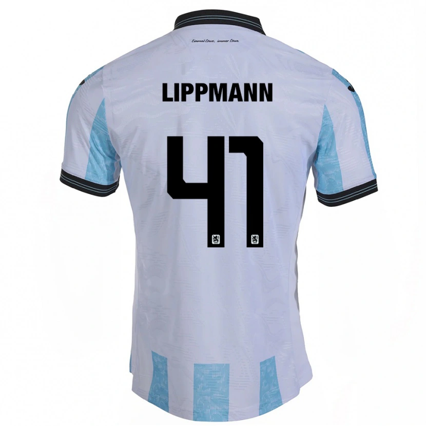 Danxen Men Clemens Lippmann #41 White Sky Blue Home Jersey 2025/26 T-Shirt