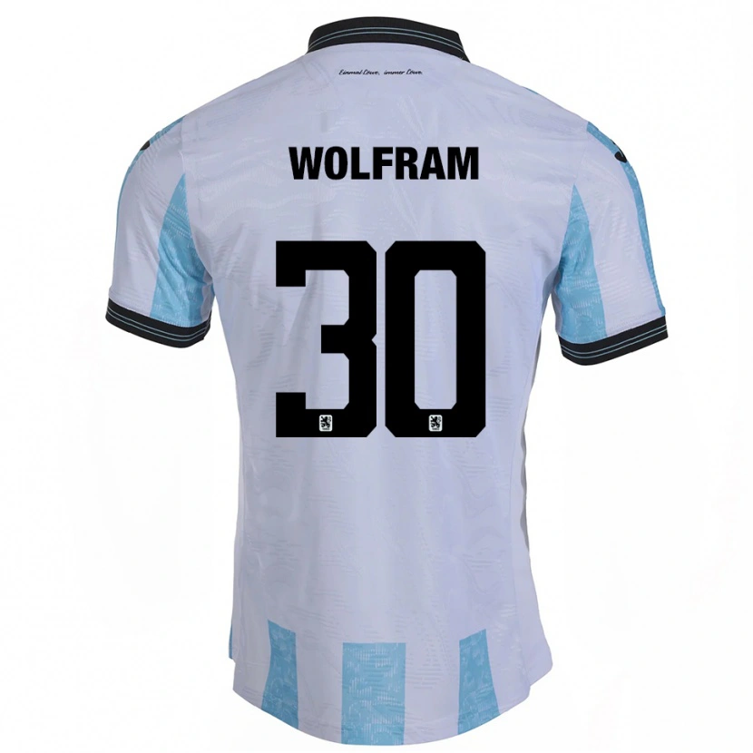 Danxen Men Maximilian Wolfram #30 White Sky Blue Home Jersey 2025/26 T-Shirt