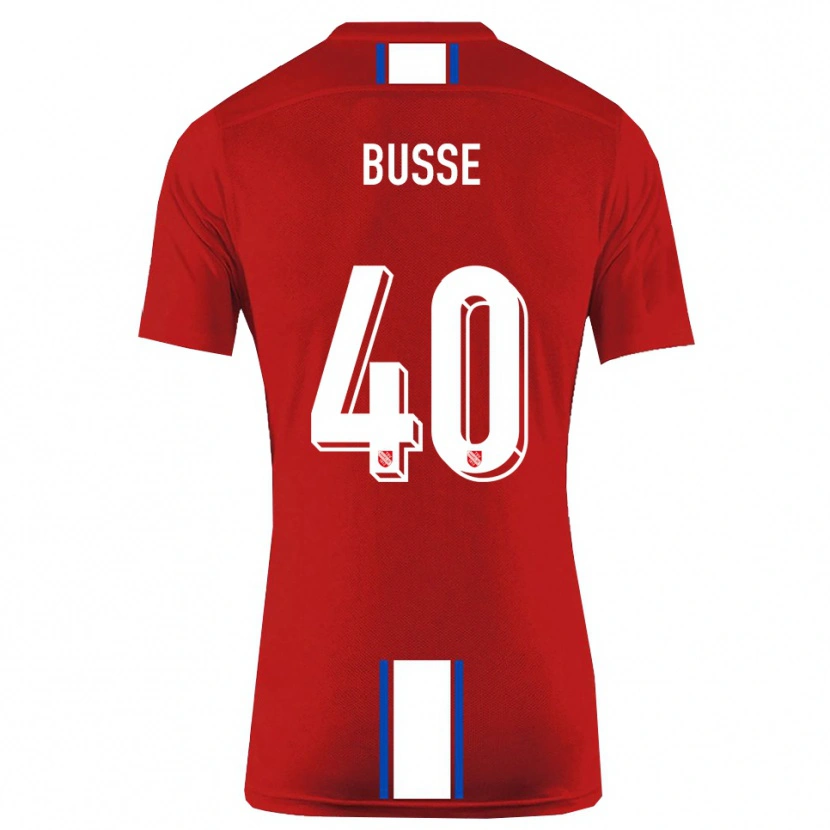 Danxen Men Jonah Busse #40 Red White Home Jersey 2025/26 T-Shirt