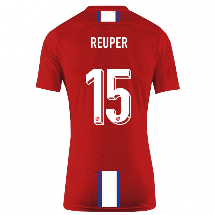 Danxen Men Tim Reuper #15 Red White Home Jersey 2025/26 T-Shirt