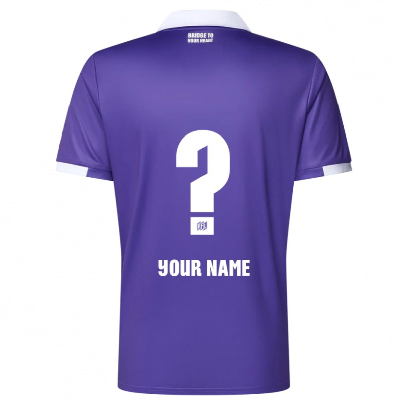 Danxen Men Your Name #0 Purple White Home Jersey 2025/26 T-Shirt