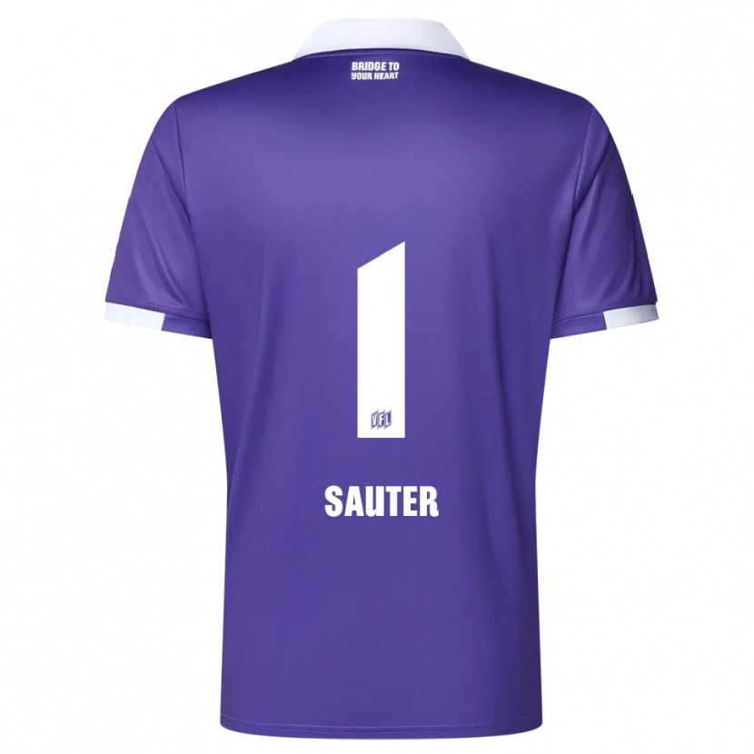 Danxen Men Niklas Sauter #1 Purple White Home Jersey 2025/26 T-Shirt