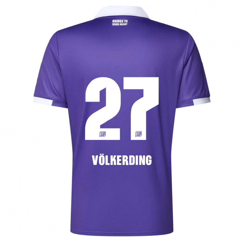 Danxen Men Jakob Völkerding #27 Purple White Home Jersey 2025/26 T-Shirt