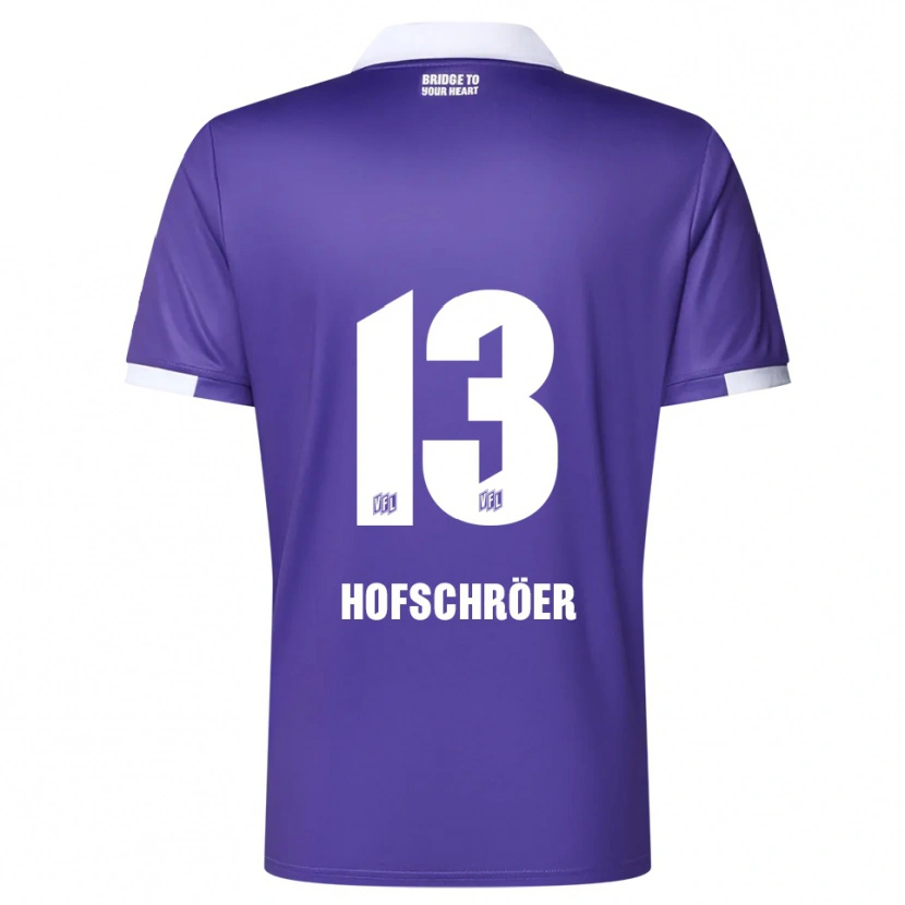 Danxen Men Joris Hofschröer #13 Purple White Home Jersey 2025/26 T-Shirt