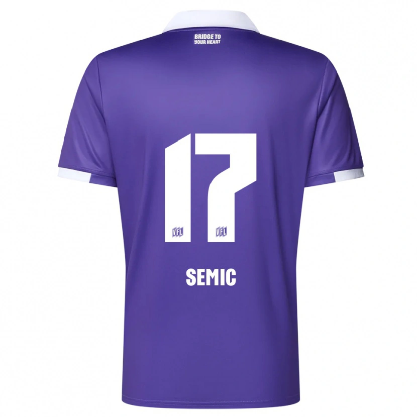 Danxen Men Lion Semic #17 Purple White Home Jersey 2025/26 T-Shirt
