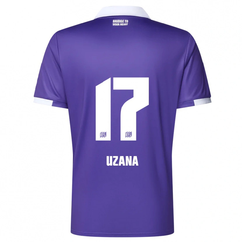 Danxen Men Sebastian Uzana #17 Purple White Home Jersey 2025/26 T-Shirt