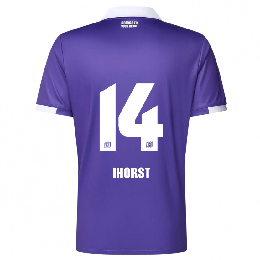 Danxen Men Luc Ihorst #14 Purple White Home Jersey 2025/26 T-Shirt