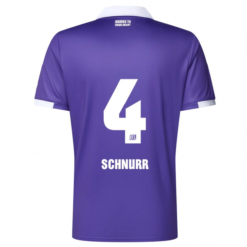 Danxen Men Maxim Schnurr #4 Purple White Home Jersey 2025/26 T-Shirt