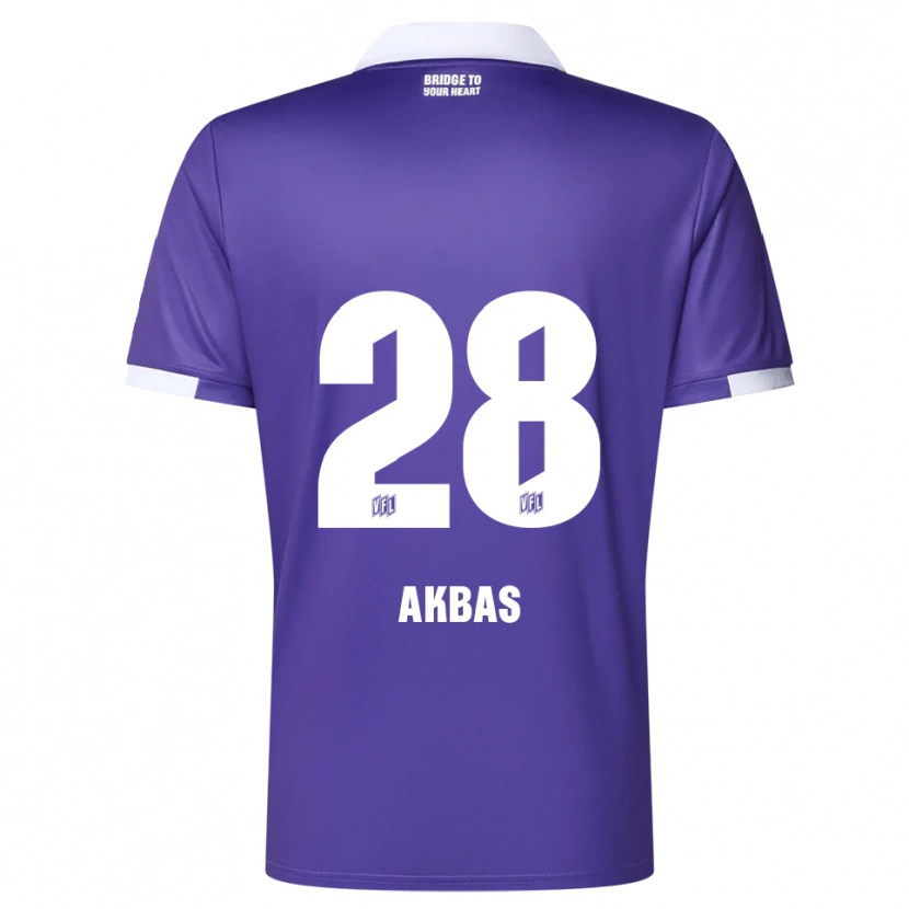 Danxen Men Can Akbas #28 Purple White Home Jersey 2025/26 T-Shirt