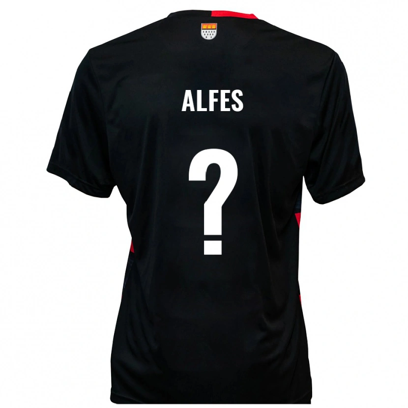 Danxen Men Claire Alfes #0 Black Red Home Jersey 2025/26 T-Shirt