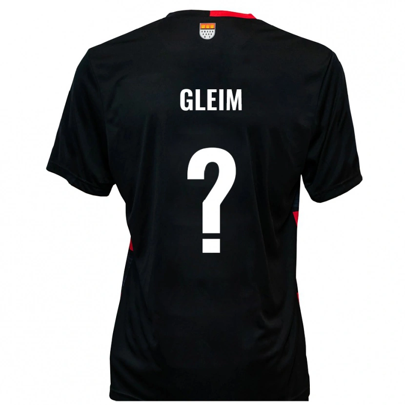 Danxen Men Rebecca Gleim #0 Black Red Home Jersey 2025/26 T-Shirt