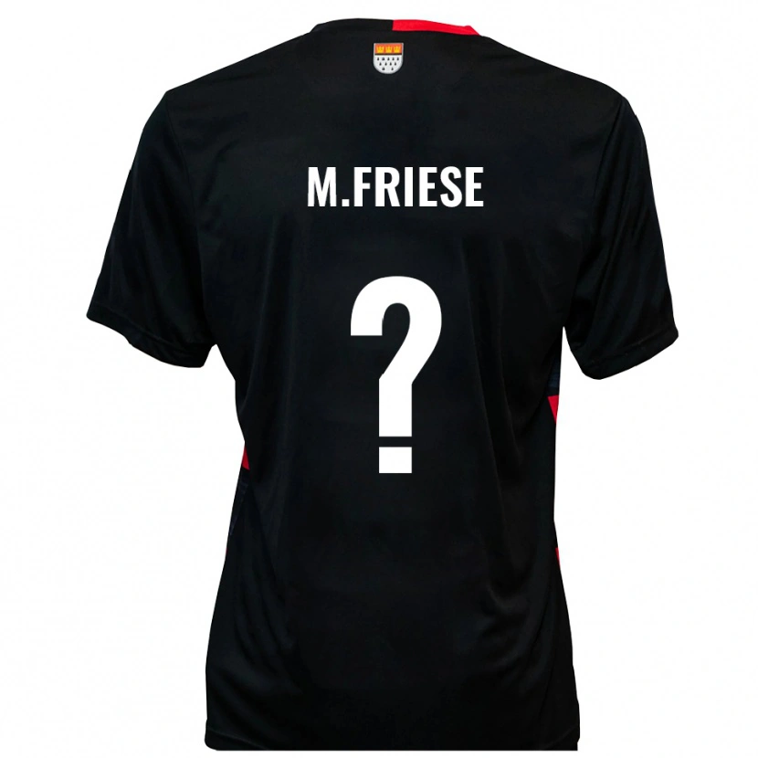 Danxen Men Lara Maria Friese #0 Black Red Home Jersey 2025/26 T-Shirt