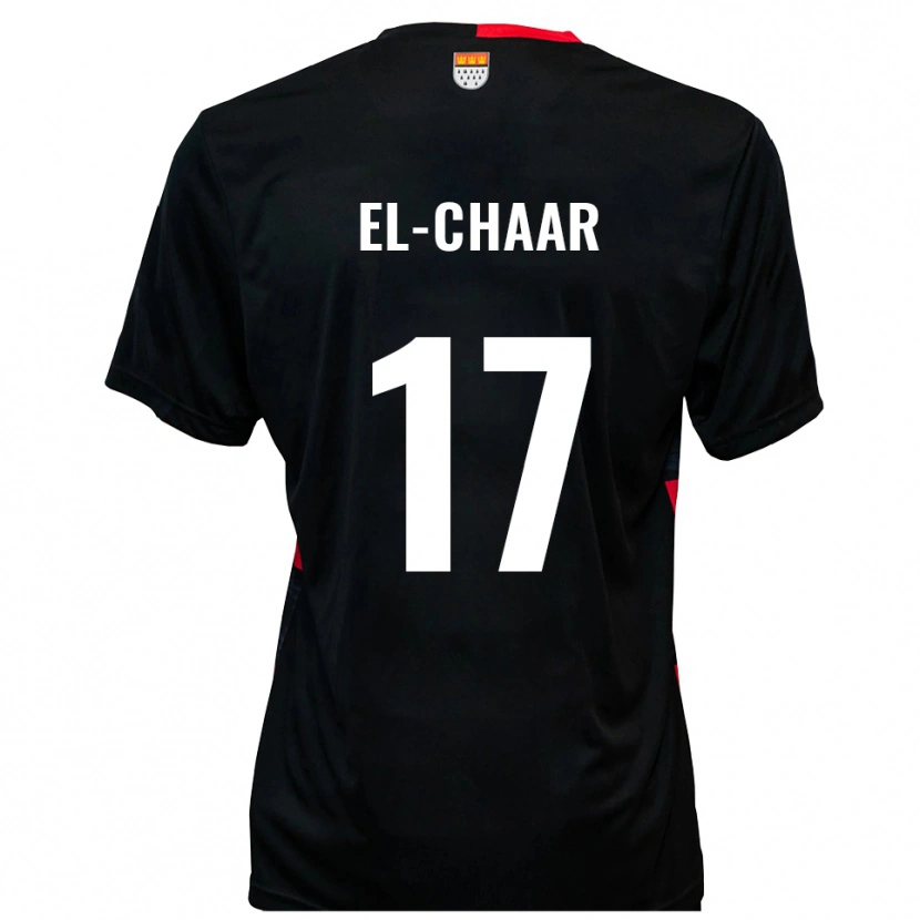 Danxen Men Aboubaker El-Chaar #17 Black Red Home Jersey 2025/26 T-Shirt