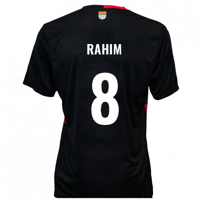 Danxen Men Pawel Rahim #8 Black Red Home Jersey 2025/26 T-Shirt