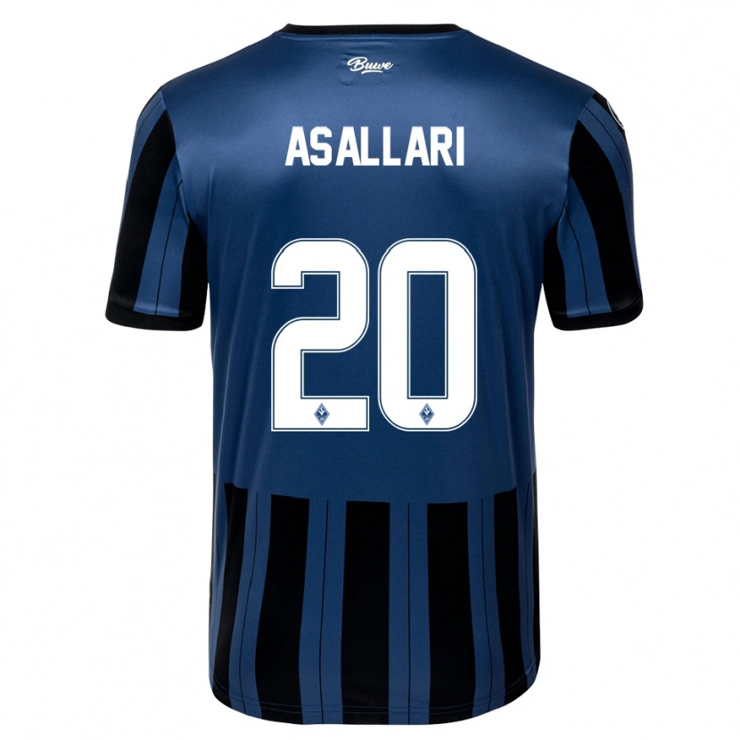Danxen Men Kushtrim Asallari #20 Blue Gray Black Home Jersey 2025/26 T-Shirt